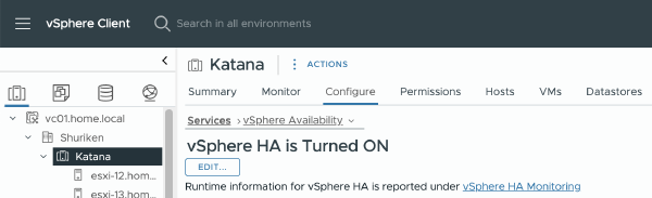 vSphere 8: Error Installing HA components failed