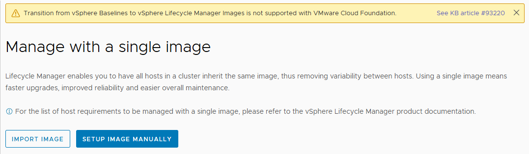 Setup Image Manually