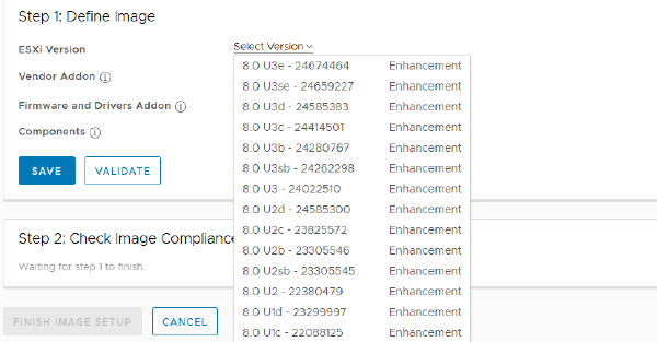 vSphere LCM Moving From Baselines to Images
