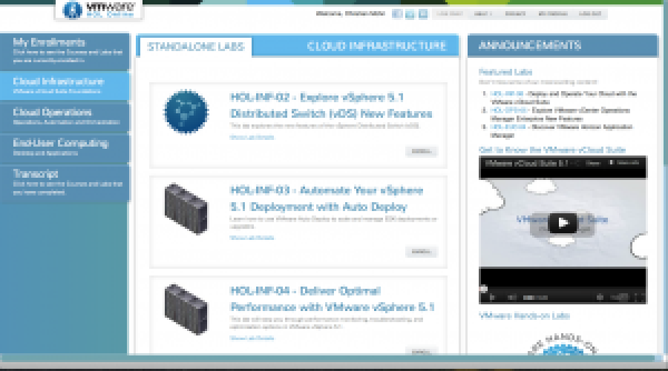 VMware Hands-on Lab Online Public Beta Review