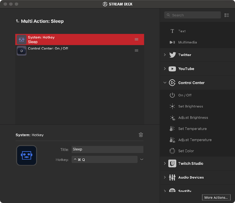 Elgato Multi Action Hotkey