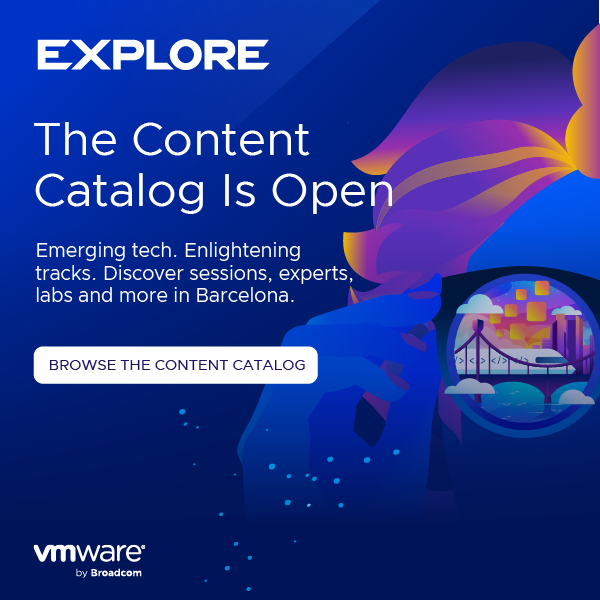 VMware Explore 2024 Barcelona Content Catalog