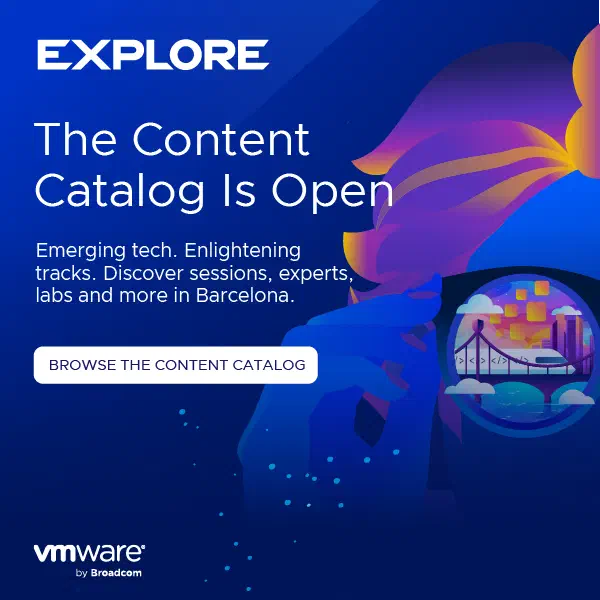VMware Explore 2024 Barcelona Content Catalog