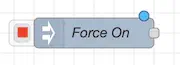 Force On inject node with manual trigger button in Node-RED
