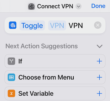 Select VPN Connection