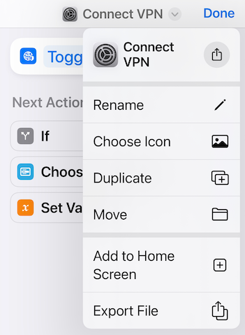 Add Shortcut to Home Screen