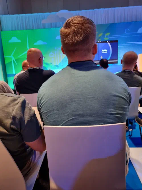 Limited view for the keynote