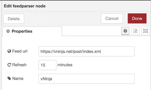 Feedparser node