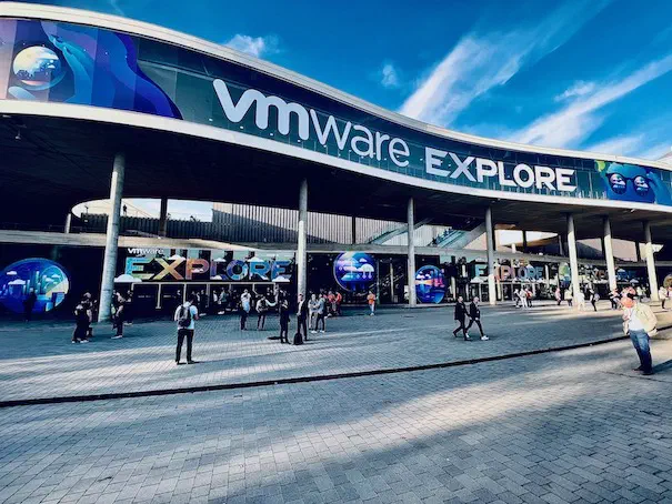 VMware Explore Europe 2022 at the Fira Gran Via in Barcelona