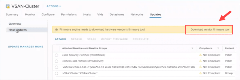 vSAN 6.7u1 — vSAN Update Manager 2