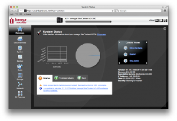 Iomega IX2 and Time Machine Support