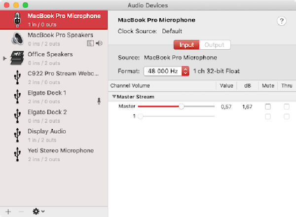 macOS: Aggregate Device for Teams - Fixing Auto-Adjusting Mic Level