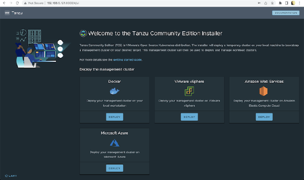 Installing Tanzu Community Edition on vSphere — Some Quick Notes