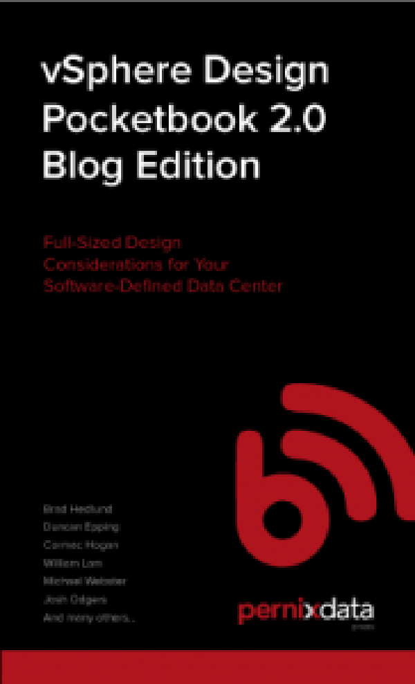 PernixData vSphere Pocketbook Blog Edition