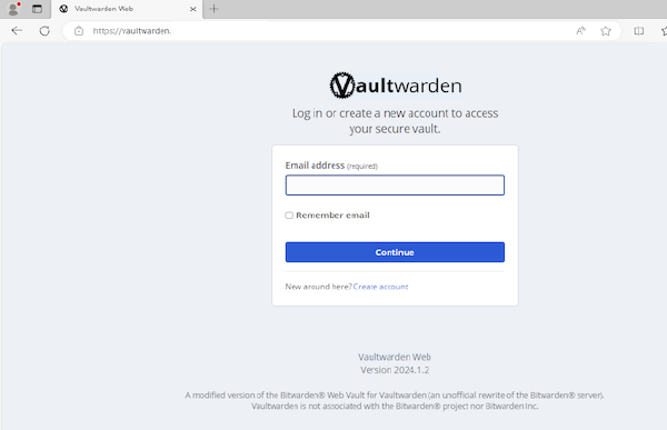 Vaultwarden+Caddy and Microsoft CA