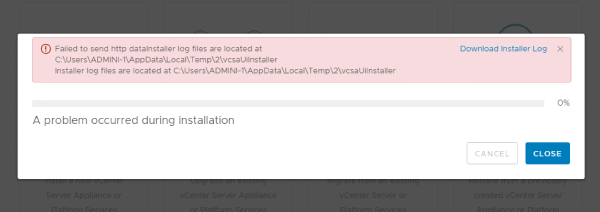 vSphere VCSA 6.5 Update 2 to 6.7 Update 1 Upgrade Issues